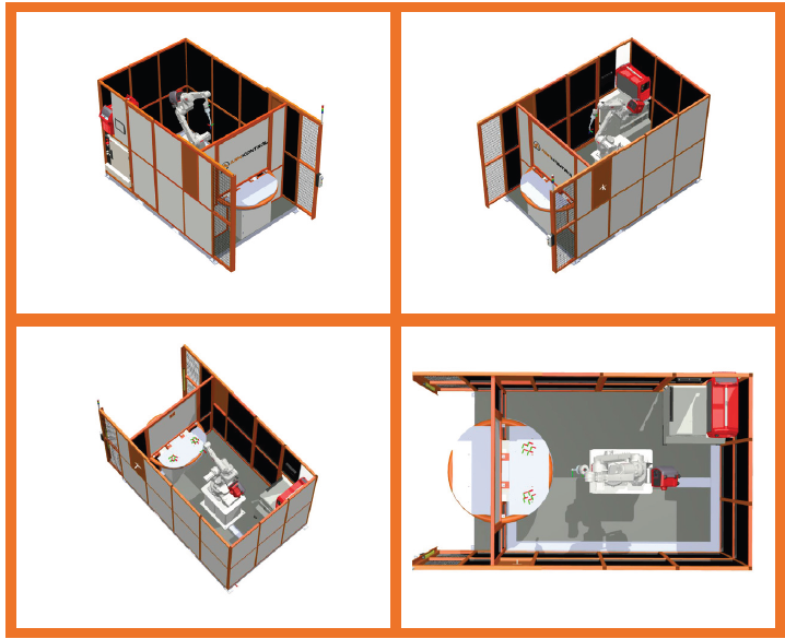 D TYPE ROBOTIC WELDING CELL