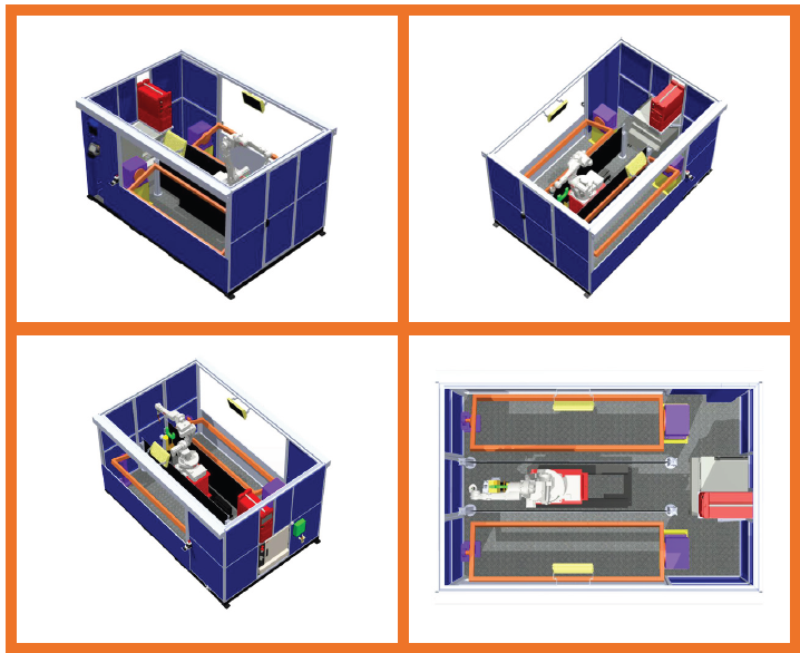 H TYPE ROBOTIC WELDING CELL