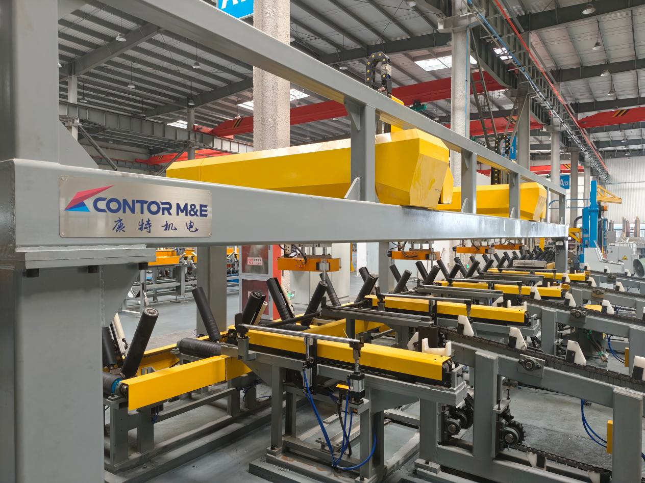 Tube stacking and packing machine