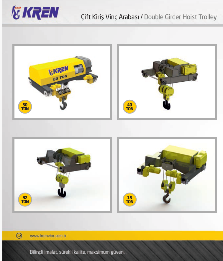 Double Girder Overhead Trolley