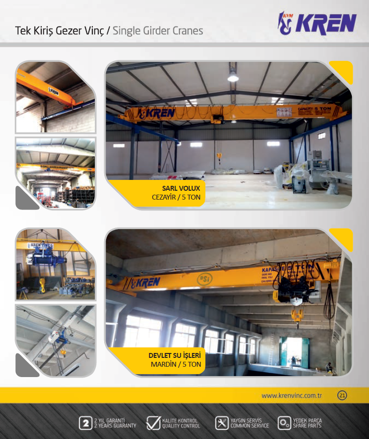 Single Girder Overhead Crane