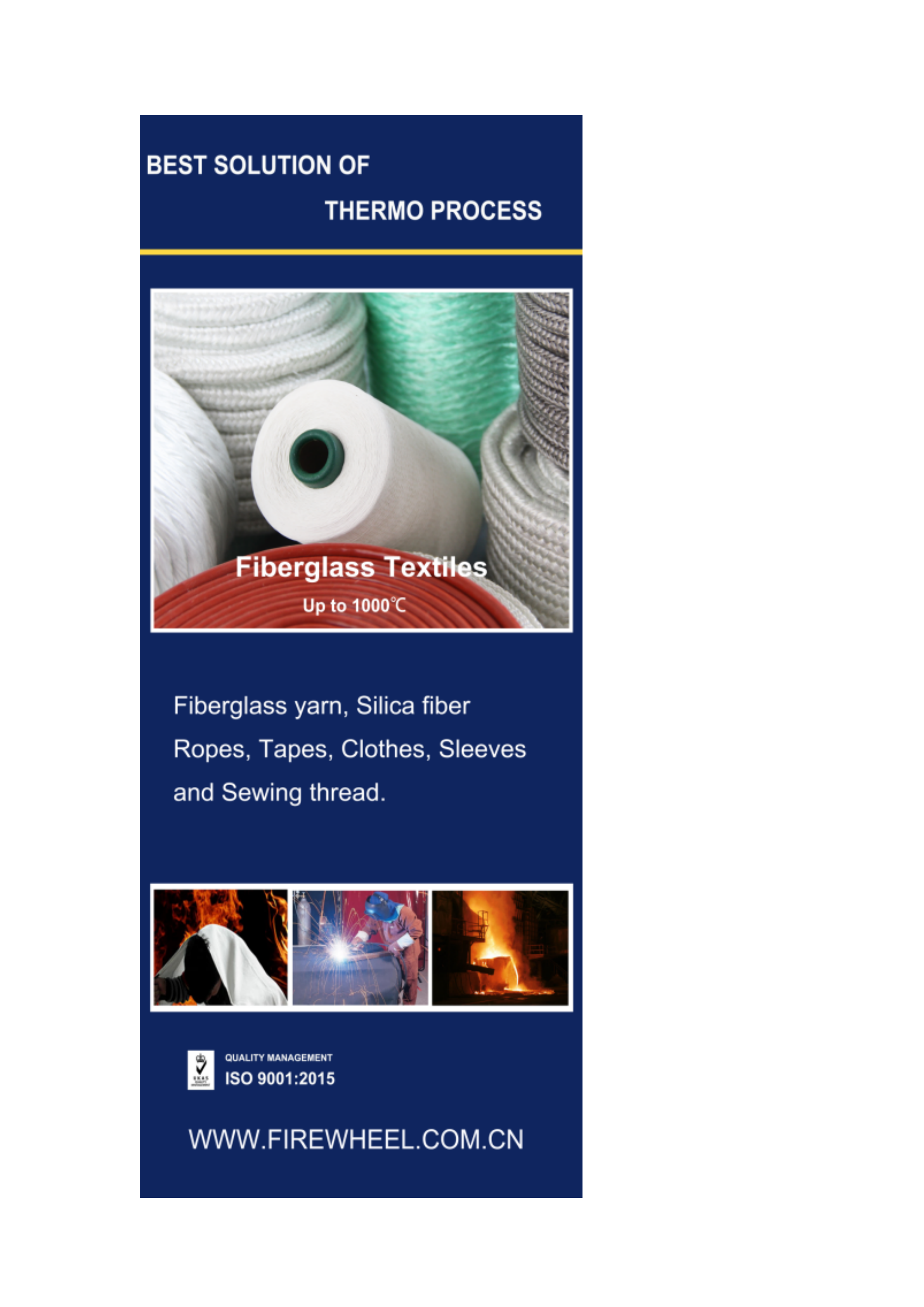 Fiberglass textiles